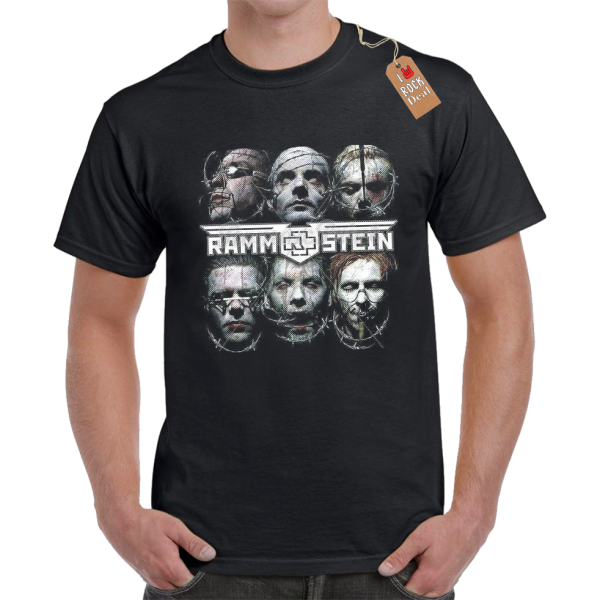 Rammstein T-Shirt Μαύρο Rammstein T-Shirt Μαύρο