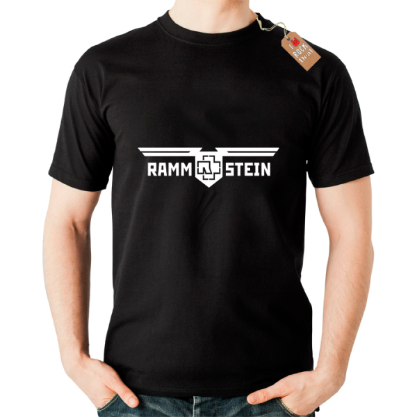 Rammstein T-Shirt Μαύρο