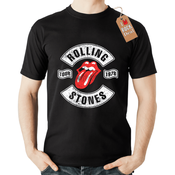 ROLLING STONES T-Shirt Μαύρο ROLLING STONES T-Shirt Μαύρο