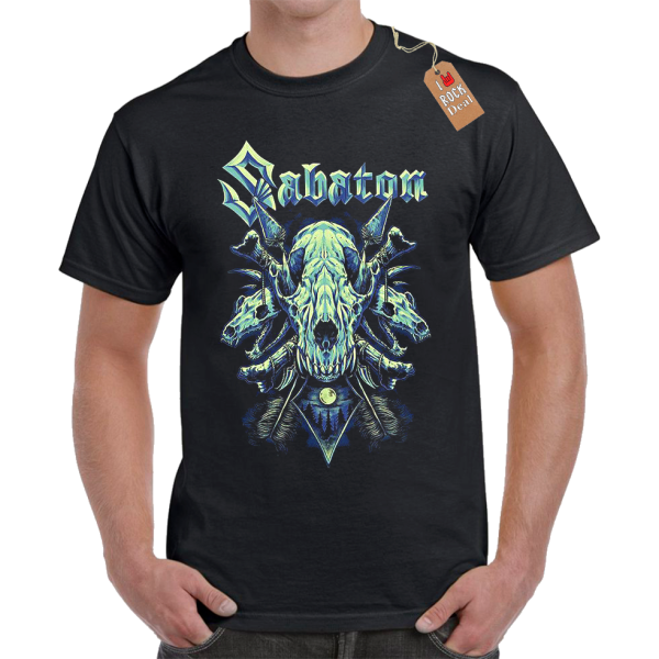 SABATON T-Shirt Μαύρο SABATON T-Shirt Μαύρο