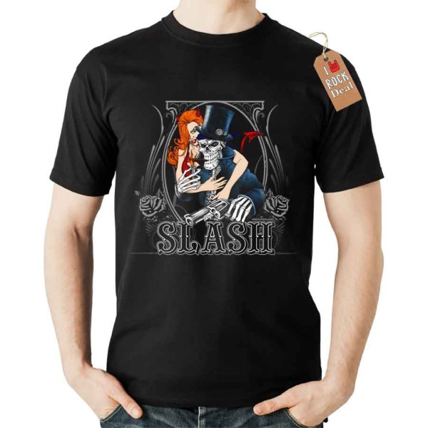 SLASH-Ghost T-Shirt σε Μαύρο Χρώμα