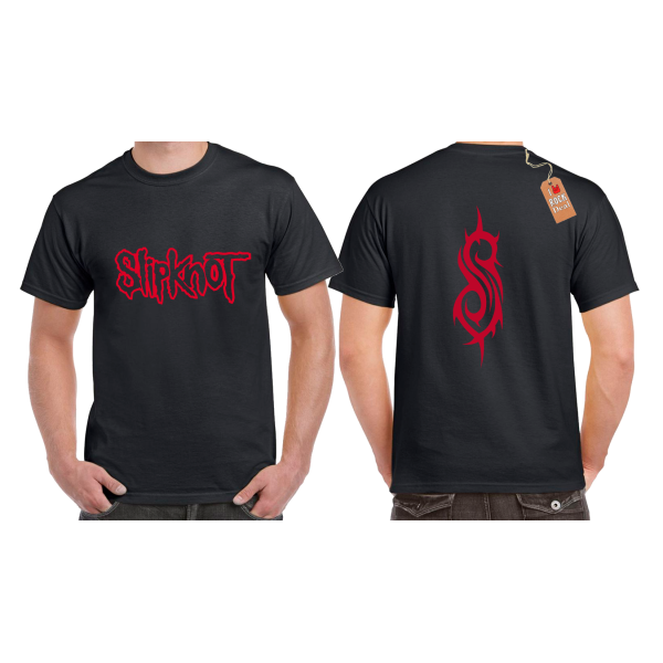  Slipknot Logo T-shirt Μαύρο