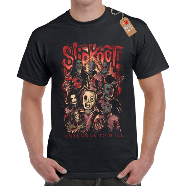 SLIPKNOT Antennas To Hell T-Shirt Μαύρο SLIPKNOT Antennas To Hell T-Shirt Μαύρο
