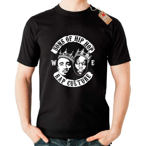 SONS OF HIP HOP T-shirt Μαύρο