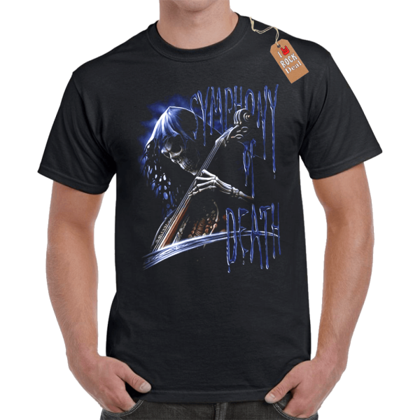 Symphony of Death T-Shirt σε Μαύρο Χρώμα