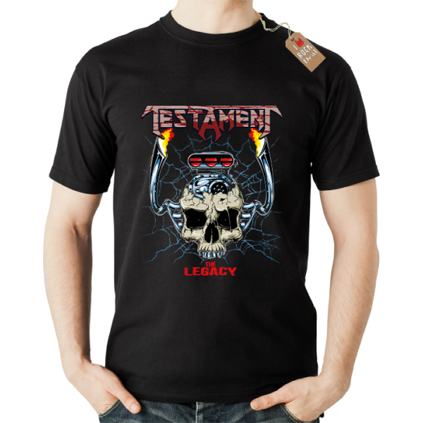 TESTAMENT T-shirt Μαύρο