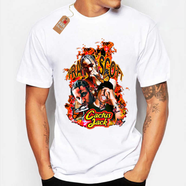 TRAVIS SCOTT T-Shirt Λευκό