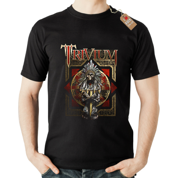 TRIVIUM T-shirt Μαύρο