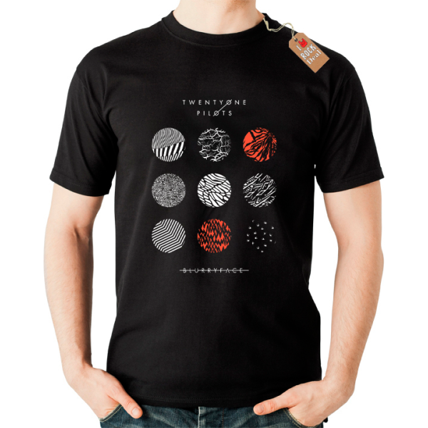 Twenty One Pilots T-Shirt Μαύρο