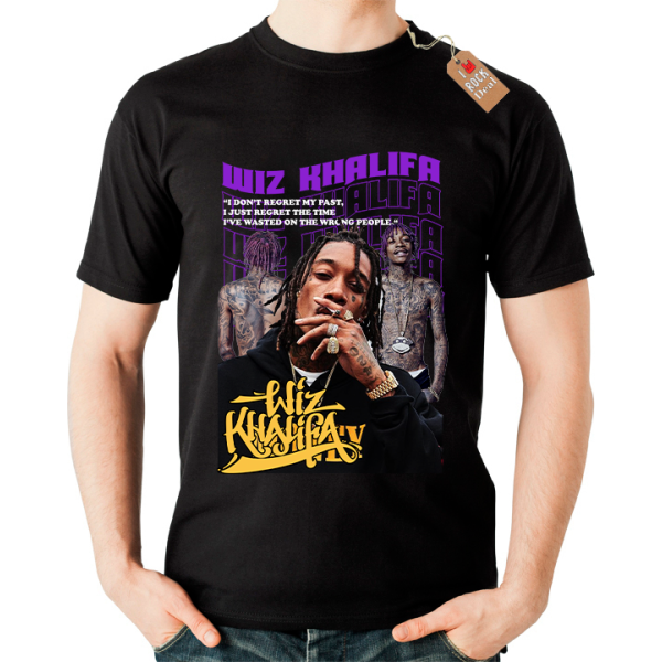 WIZ KHALIFA T-shirt Μαύρο