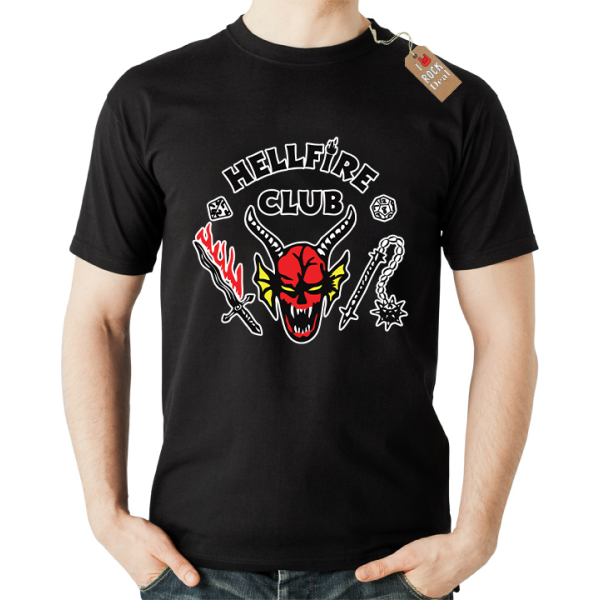 HellFire Club T-Shirt Μαύρο