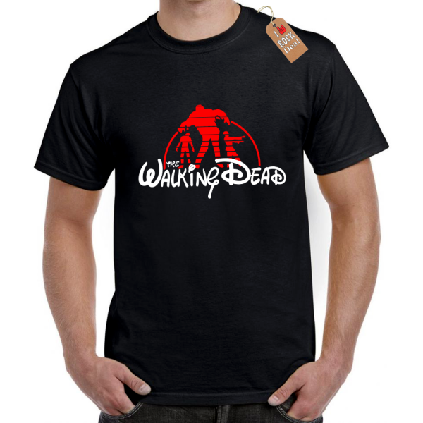 Walking Dead T-shirt Μαύρο Walking Dead T-shirt Μαύρο