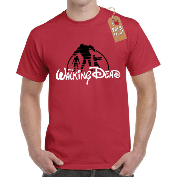 Walking Dead T-shirt Κόκκινο Walking Dead T-shirt Κόκκινο
