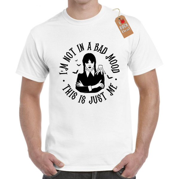 Wednesday Addams This is Just Me T-Shirt Άσπρο