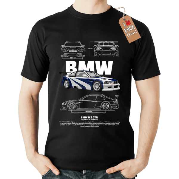 BMW M3 GTR T-shirt Μαύρο 
