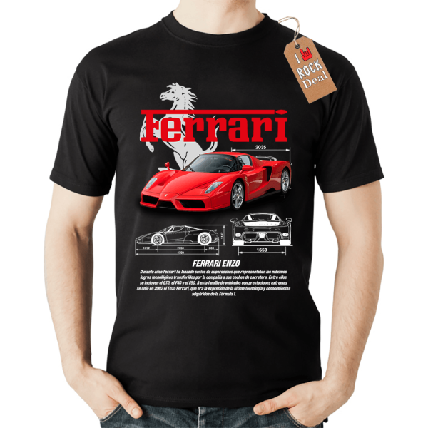 FERRARI T-shirt Μαύρο 
