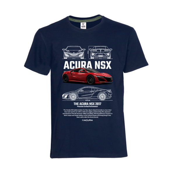 HONDA ACURA NSX T-Shirt σε Blue Navy Χρώμα