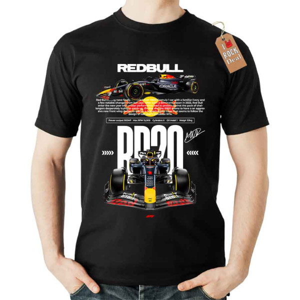 F1 T-Shirt σε Μαύρο Χρώμα