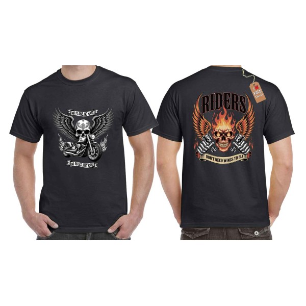 Riders no Rules T-shirt Μαύρο