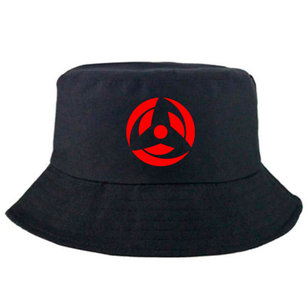 Naruto Kakashi Logo Καπέλο Bucket Μαύρο