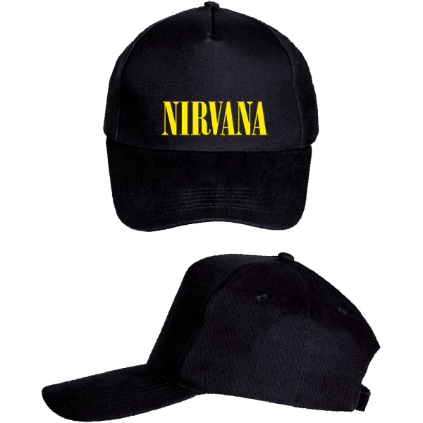 NIRVANA Καπέλο Jockey Μαύρο