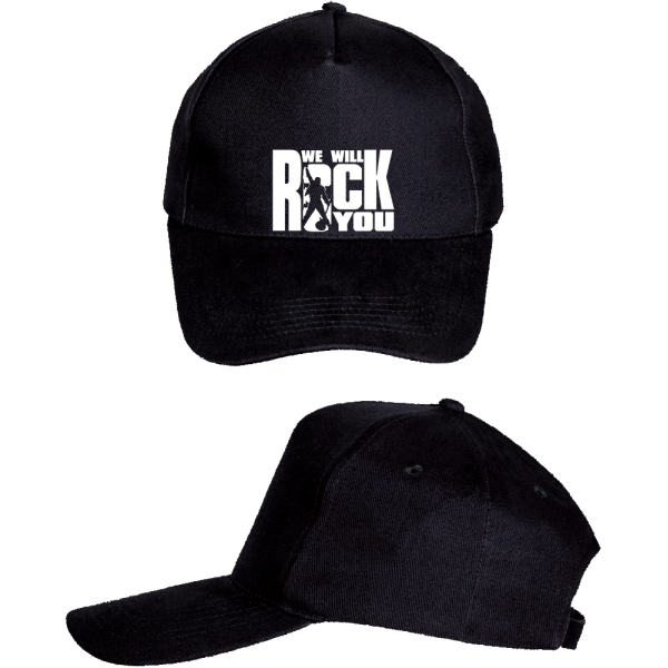We Will Rock You Καπέλο Jockey Μαύρο