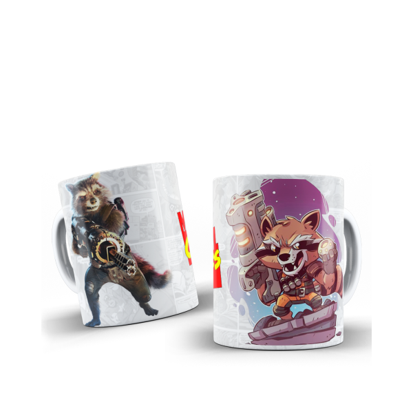 Rocket Raccoon Ρόκετ Ρακούν Κεραμική Κούπα 11oz