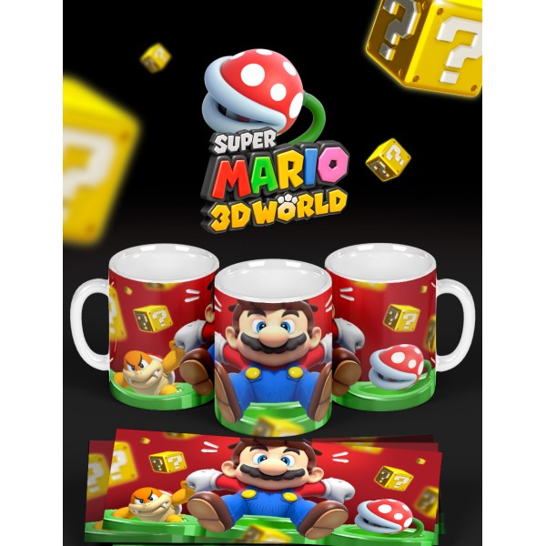 Super Mario 1 Κεραμική Κούπα 11oz