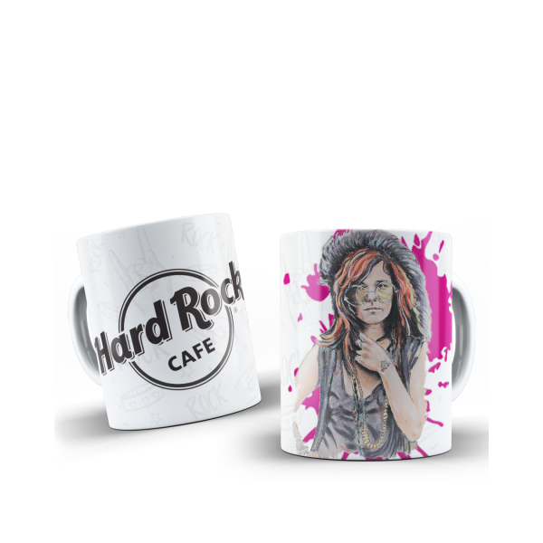 Hard Rock Cafe Janis Joplin Κεραμική Κούπα 11oz 