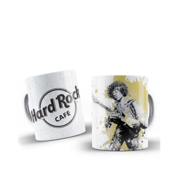 Hard Rock Cafe Jimi Hendrix Κεραμική Κούπα 11oz 