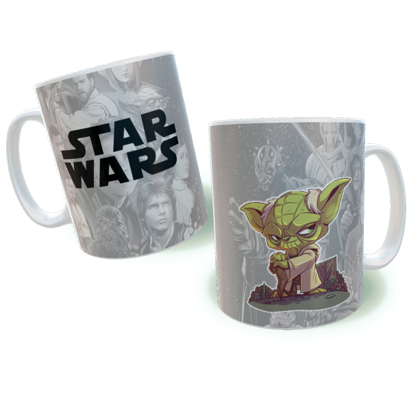 Star Wars Yoda (Γιόντα) Κεραμική Κούπα 325ml