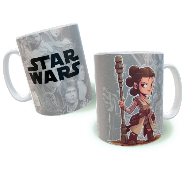 Star Wars Ρέι (Rey Skywalker) Κεραμική Κούπα 325ml