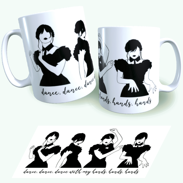 Wednesday Dance Dance Hands Hands Κεραμική Κούπα 325ml