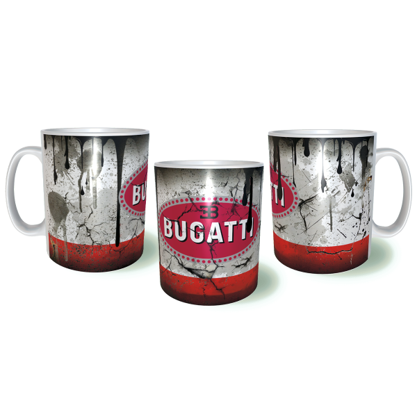 BUGATTI Λερωμένη Σκουριασμένη Κεραμική Κούπα 11oz 