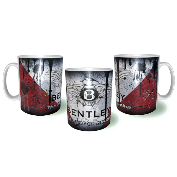 BENTLEY Λερωμένη Σκουριασμένη Κεραμική Κούπα 11oz 