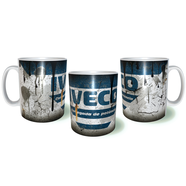 IVECO Truck Λερωμένη Σκουριασμένη Κεραμική Κούπα 11oz 