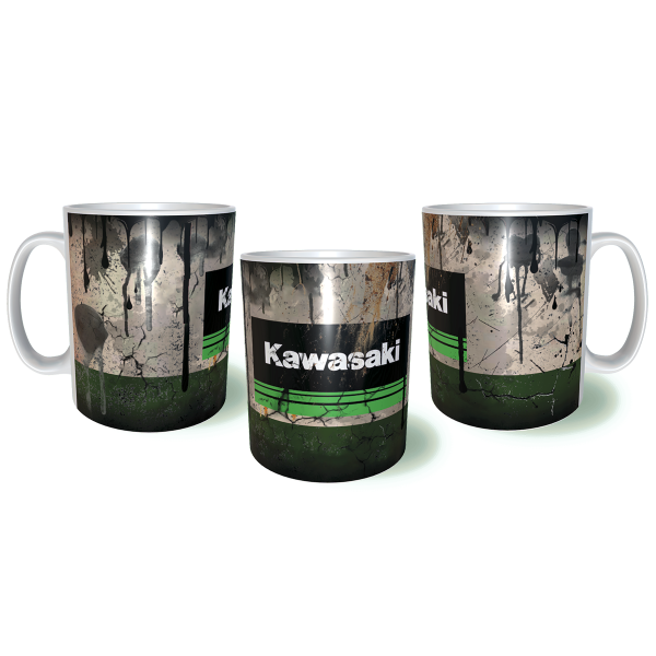 Kawasaki Σκουριασμενη Κεραμική Κούπα 11oz 