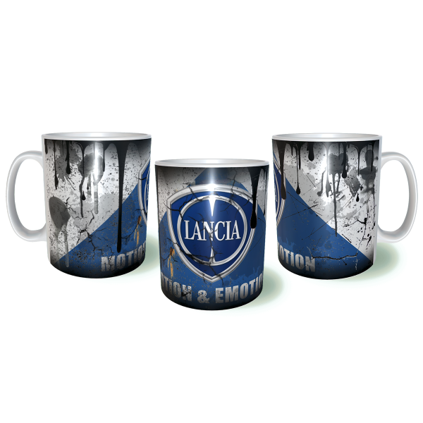 LANCIA Λερωμένη Σκουριασμένη Κεραμική Κούπα 11oz 