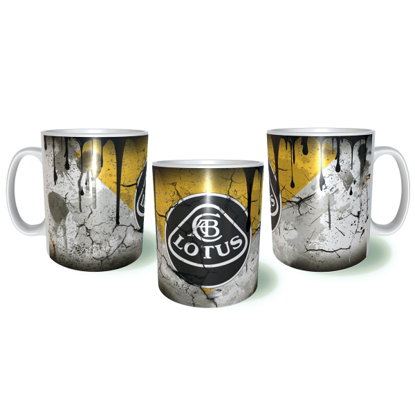 LOTUS Λερωμένη Σκουριασμένη Κεραμική Κούπα 11oz 