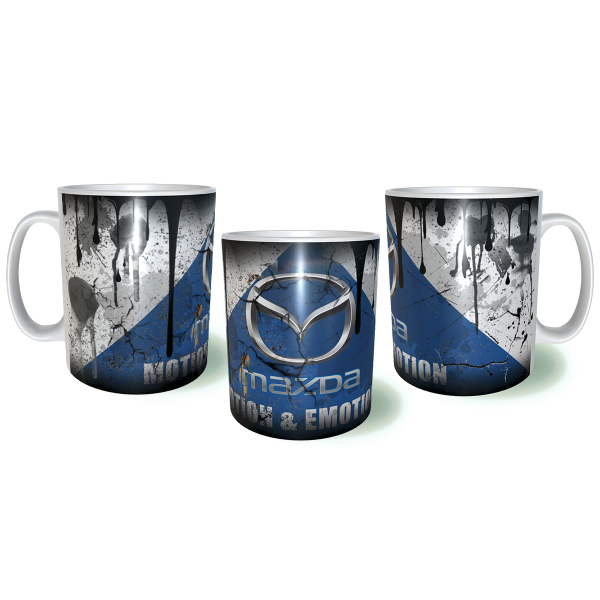 MAZDA Λερωμένη Σκουριασμένη Rusty Κούπα 11oz 