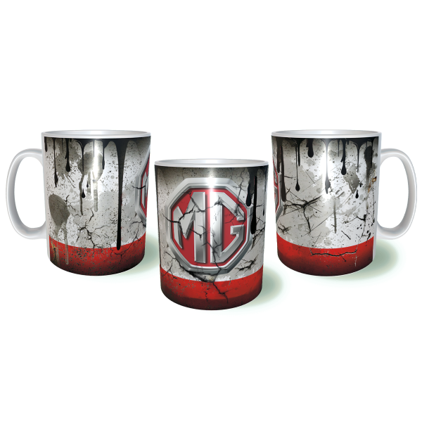 MG Λερωμένη Σκουριασμένη Κεραμική Κούπα 11oz 