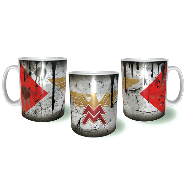 Moto Morini Λερωμένη Σκουριασμένη Κεραμική Κούπα 11oz 