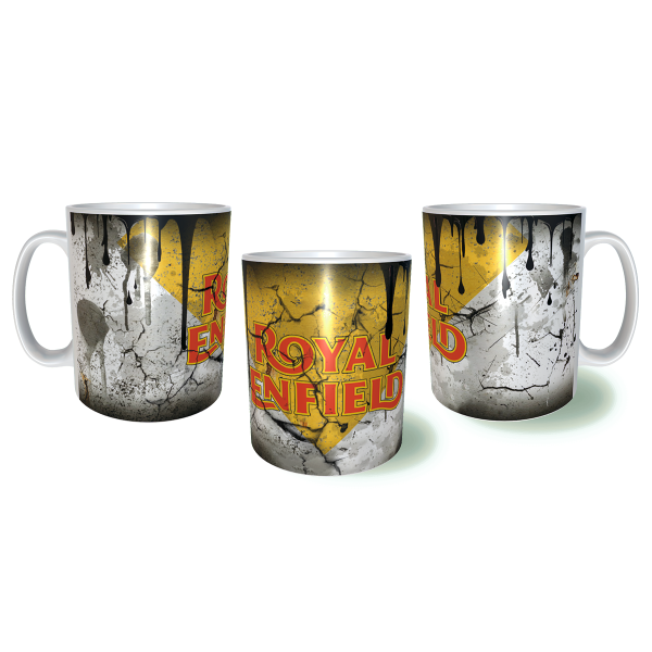 Royal Enfield Λερωμένη ΣκουριασμένηΚεραμική Κεραμική Κούπα 11oz  