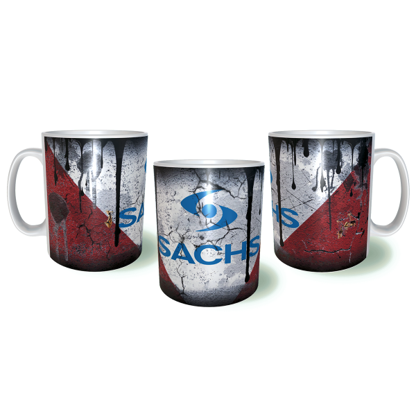 SACHS Λερωμένη Σκουριασμένη Κεραμική Κούπα 11oz 