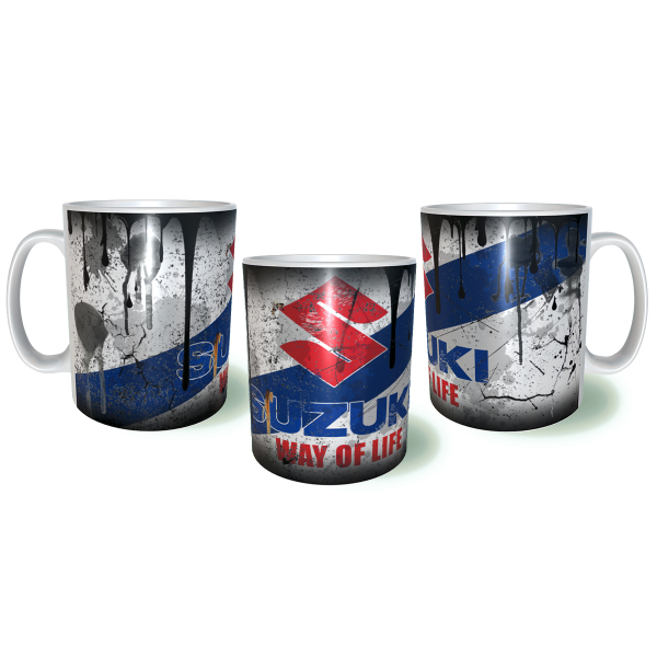 SUZUKI Σκουριασμένη Κεραμική Κούπα 11oz 