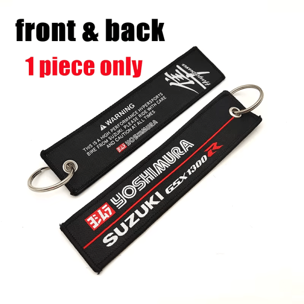 Υφασμάτινο Μπρελόκ Με Κεντητό Λογότυπο GSXR1300 YOSHIMURA 14,3Χ3,4 εκ.
