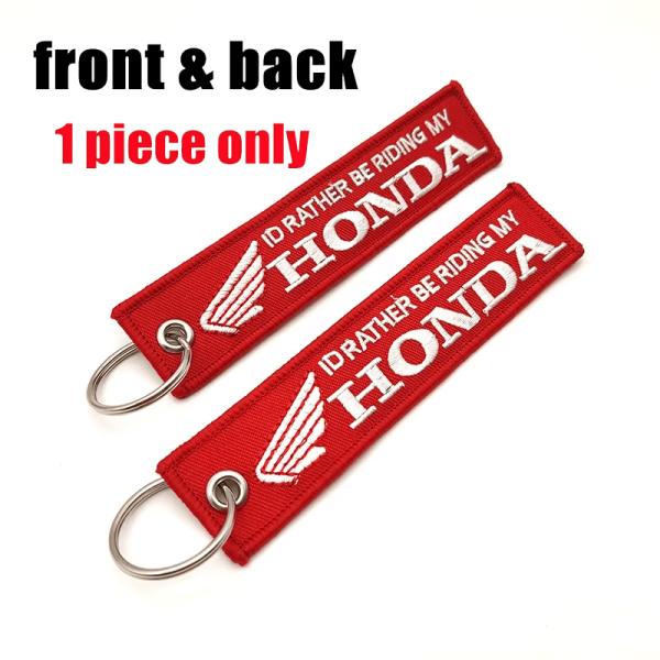Υφασμάτινο Μπρελόκ Με Κεντητό Λογότυπο HONDA 13Χ3 εκ.