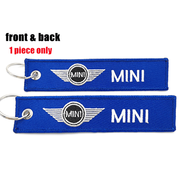 Υφασμάτινο Μπρελόκ Με Κεντητό Λογότυπο MINI COOPER 13Χ3 εκ.