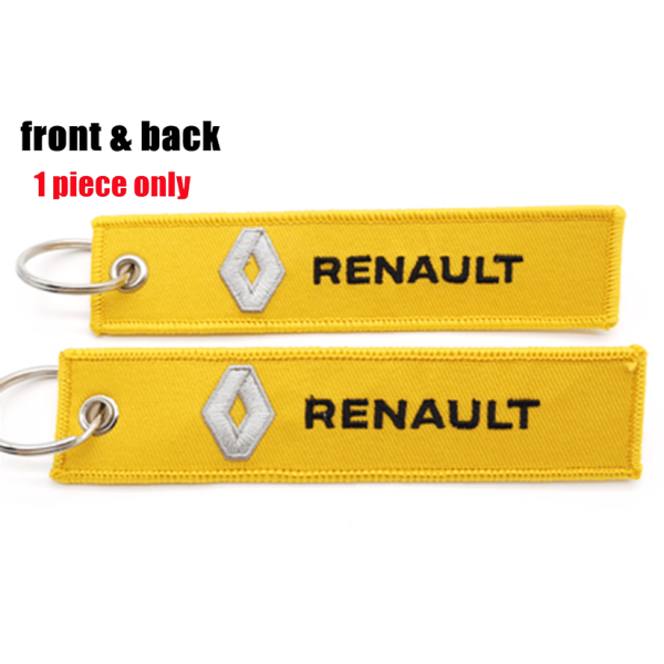 Υφασμάτινο Μπρελόκ Με Κεντητό Λογότυπο RENAULT 13Χ3 εκ.