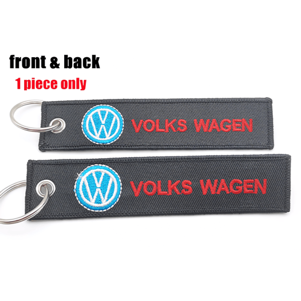 Υφασμάτινο Μπρελόκ Με Κεντητό Λογότυπο VW 13Χ3 εκ.